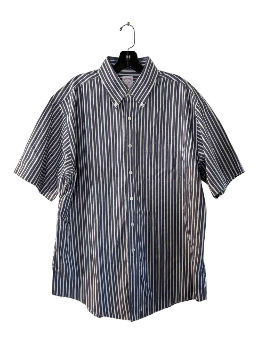 Brooks Brothers The Original Polo Shirt Short Sleeve Supima Cotton Stripes Large